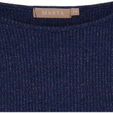 MARTA DU CHATEAU Marta du Chateau dam långärmad T-shirt 38915M LS Tee Navy
