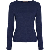 MARTA DU CHATEAU Marta du Chateau dam långärmad T-shirt 38915M LS Tee Navy