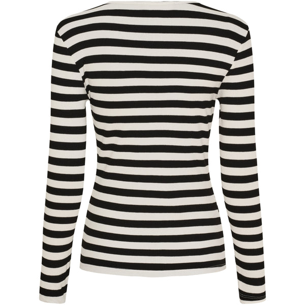 MARTA DU CHATEAU Marta du Chateau dam långärmad T-shirt MdcBegonia 7702 LS Tee Black