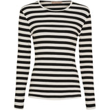 MARTA DU CHATEAU Marta du Chateau dam långärmad T-shirt MdcBegonia 7702 LS Tee Black