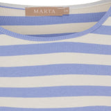 MARTA DU CHATEAU Marta du Chateau dam långärmad T-shirt MdcBegonia 7702 LS Tee Celeste