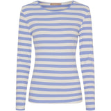 MARTA DU CHATEAU Marta du Chateau dam långärmad T-shirt MdcBegonia 7702 LS Tee Celeste