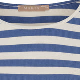 MARTA DU CHATEAU Marta du Chateau dam långärmad T-shirt MdcBegonia 7702 LS Tee Fiordo