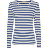 MARTA DU CHATEAU Marta du Chateau dam långärmad T-shirt MdcBegonia 7702 LS Tee Fiordo