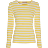MARTA DU CHATEAU Marta du Chateau dam långärmad T-shirt MdcBegonia 7702 LS Tee Giallo