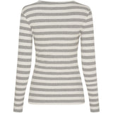 MARTA DU CHATEAU Marta du Chateau dam långärmad T-shirt MdcBegonia 7702 LS Tee GreyMelange10