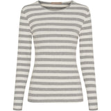 MARTA DU CHATEAU Marta du Chateau dam långärmad T-shirt MdcBegonia 7702 LS Tee GreyMelange10