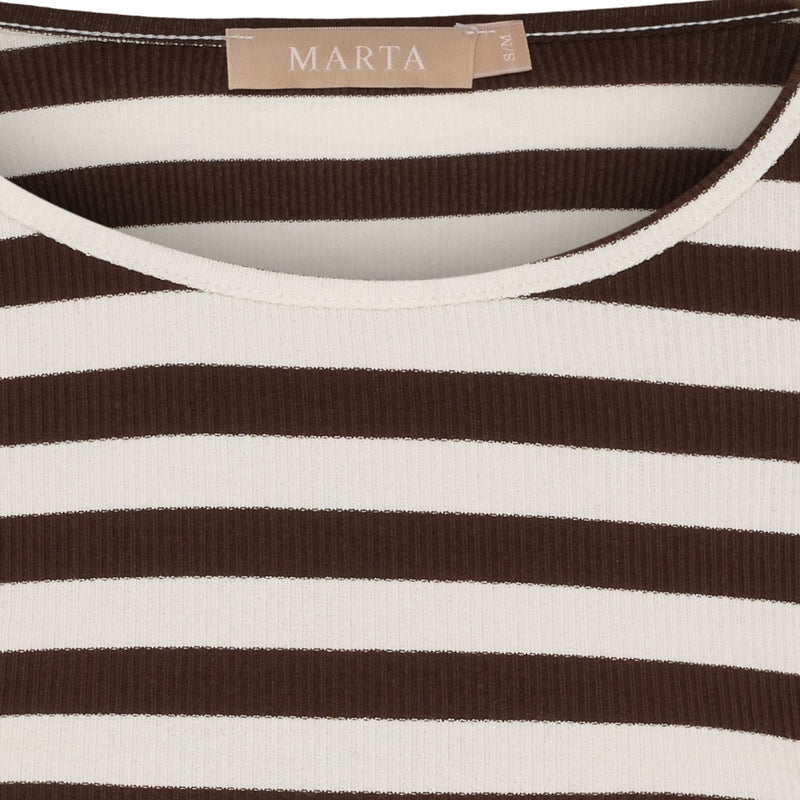 MARTA DU CHATEAU Marta du Chateau dam långärmad T-shirt MdcBegonia 7702 LS Tee Moro