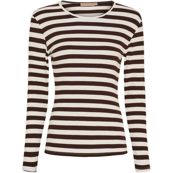 MARTA DU CHATEAU Marta du Chateau dam långärmad T-shirt MdcBegonia 7702 LS Tee Moro