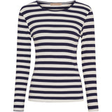 MARTA DU CHATEAU Marta du Chateau dam långärmad T-shirt MdcBegonia 7702 LS Tee Navy