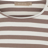 MARTA DU CHATEAU Marta du Chateau dam långärmad T-shirt MdcBegonia 7702 LS Tee Tortora