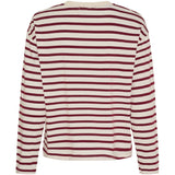 MARTA DU CHATEAU Marta du Chateau dam långärmad T-shirt MdcKara 58709 LS Tee Bordeaux