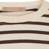 MARTA DU CHATEAU Marta du Chateau dam långärmad T-shirt MdcKara 58709 LS Tee Moro