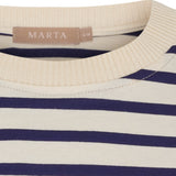 MARTA DU CHATEAU Marta du Chateau dam långärmad T-shirt MdcKara 58709 LS Tee Navy
