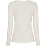 MARTA DU CHATEAU Marta du Chateau dam långärmad t-shirt MdcAster 4906 LS Tee Cream