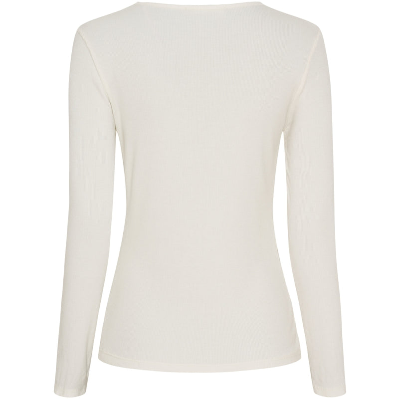 MARTA DU CHATEAU Marta du Chateau dam långärmad t-shirt MdcAster 4906 LS Tee Cream