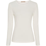 MARTA DU CHATEAU Marta du Chateau dam långärmad t-shirt MdcAster 4906 LS Tee Cream