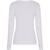 MARTA DU CHATEAU Marta du Chateau dam långärmad t-shirt MdcAster 4906 LS Tee Optical White