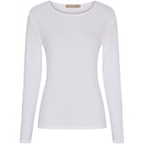 MARTA DU CHATEAU Marta du Chateau dam långärmad t-shirt MdcAster 4906 LS Tee Optical White