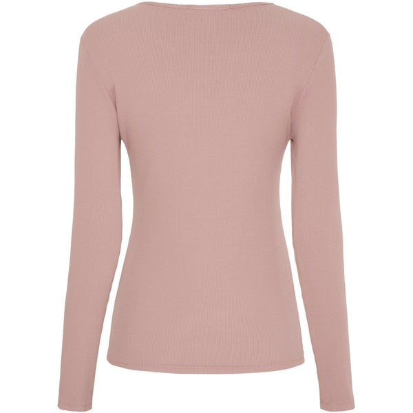 MARTA DU CHATEAU Marta du Chateau dam långärmad t-shirt MdcAster 4906 LS Tee Rosa Blush