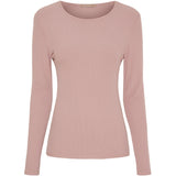 MARTA DU CHATEAU Marta du Chateau dam långärmad t-shirt MdcAster 4906 LS Tee Rosa Blush