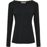MARTA DU CHATEAU Marta du Chateau dam långärmad t-shirt MdcBelinda 24160 LS Tee Black