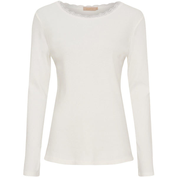 MARTA DU CHATEAU Marta du Chateau dam långärmad t-shirt MdcBelinda 24160 LS Tee Panna