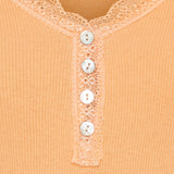 MARTA DU CHATEAU Marta du Chateau dam långärmad t-shirt MdcCalista 2500 LS Tee Arancio