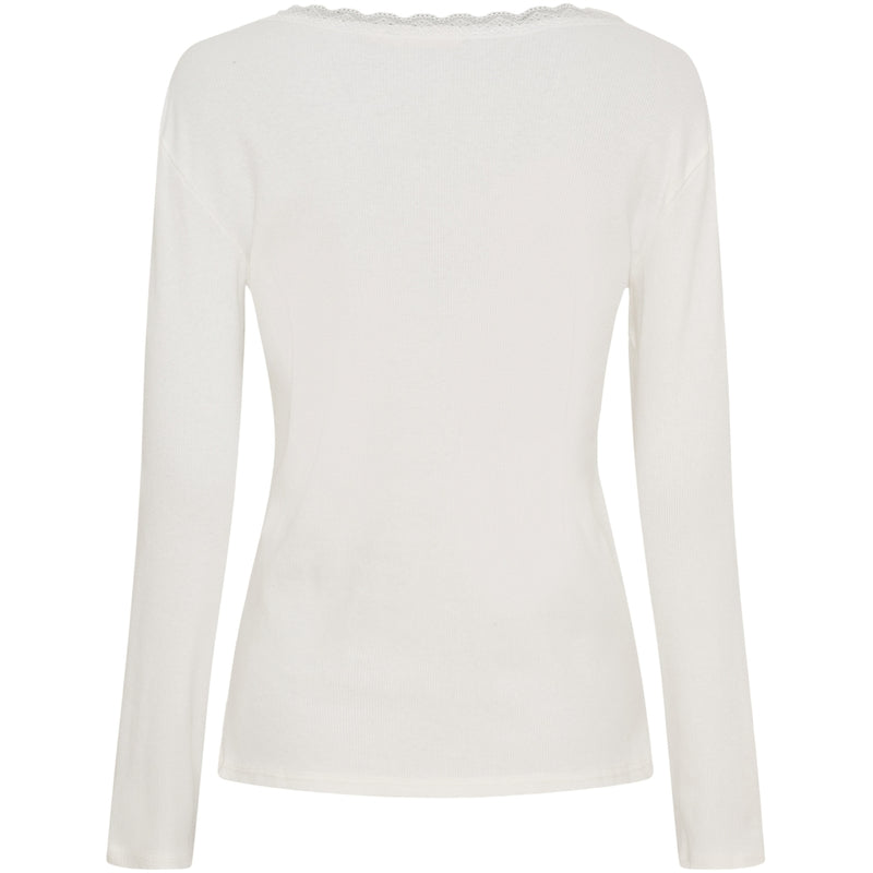 MARTA DU CHATEAU Marta du Chateau dam långärmad t-shirt MdcCalista 2500 LS Tee Panna