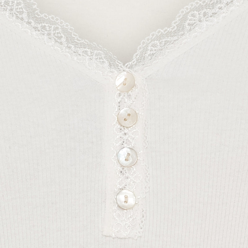 MARTA DU CHATEAU Marta du Chateau dam långärmad t-shirt MdcCalista 2500 LS Tee Panna