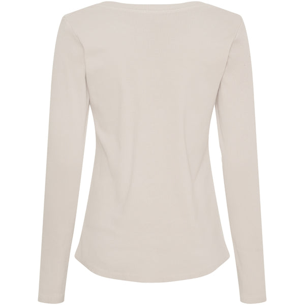 MARTA DU CHATEAU Marta du Chateau dam långärmad t-shirt MdcMagali 2553 LS Tee Beige