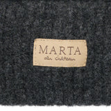 MARTA DU CHATEAU Marta du Chateau dam mössa MdcDelie 151512 Hats Dark Grey