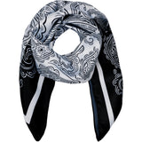 MARTA DU CHATEAU Marta du Chateau dam scarf MdcFinja BA-Scarf Scarf Black4027