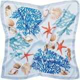 MARTA DU CHATEAU Marta du Chateau dam scarf MdcFinja BA-Scarf Scarf Blue3563