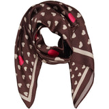MARTA DU CHATEAU Marta du Chateau dam scarf MdcFinja BA-Scarf Scarf Coffee4250