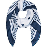 MARTA DU CHATEAU Marta du Chateau dam scarf MdcFinja BA-Scarf Scarf Navy4037