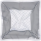 MARTA DU CHATEAU Marta du Chateau dam scarf MdcFinja BA-Scarf Scarf White4055