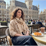 MARTA DU CHATEAU Marta du Chateau dam scarf MdcKaysa FA3841 Scarf Taupe