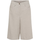 MARTA DU CHATEAU Marta du Chateau dam shorts MdcAdrielle 8053 Pant Beige Stripe