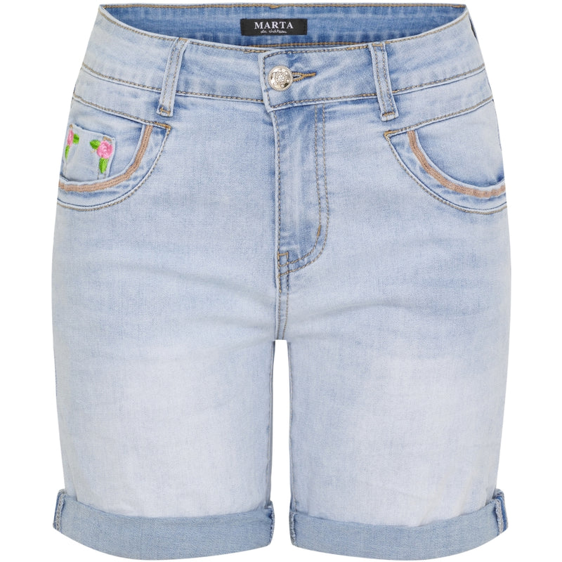 MARTA DU CHATEAU Marta du Chateau dam shorts MdcHilma MDC205-26104 Shorts Denim
