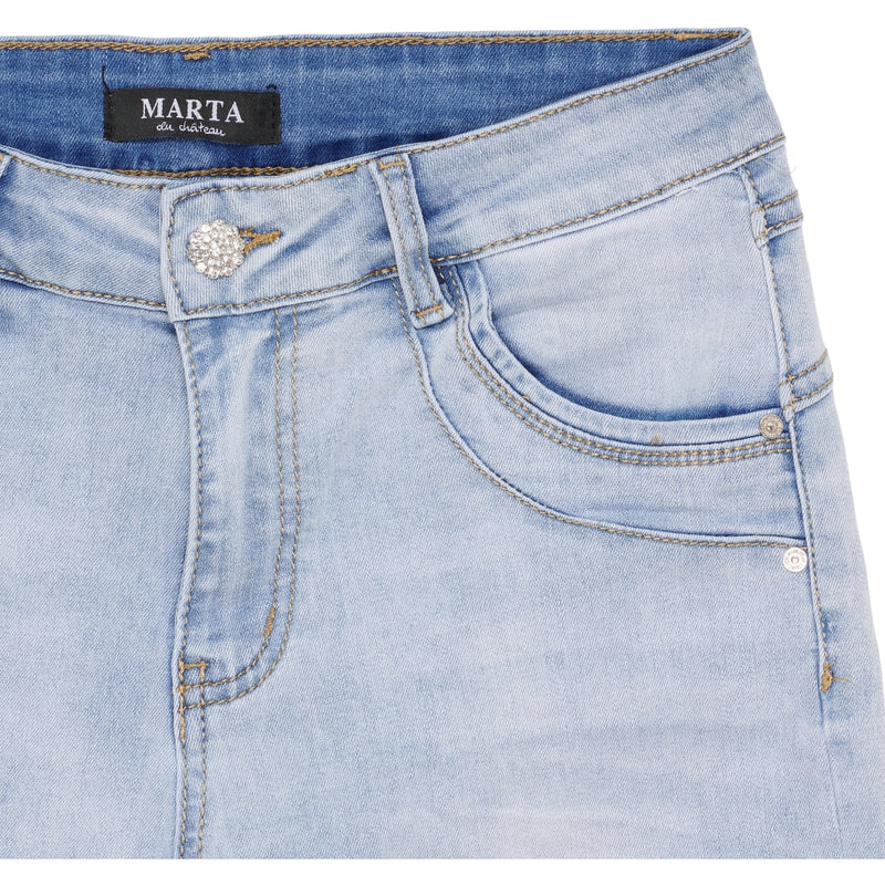 MARTA DU CHATEAU Marta du Chateau dam shorts MdcKaia MDC207-26106 Shorts Denim