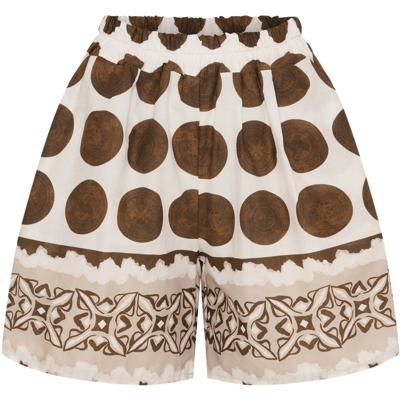 MARTA DU CHATEAU Marta du Chateau dam shorts MdcSiena 256197 Shorts Beige/MoroAMioe431