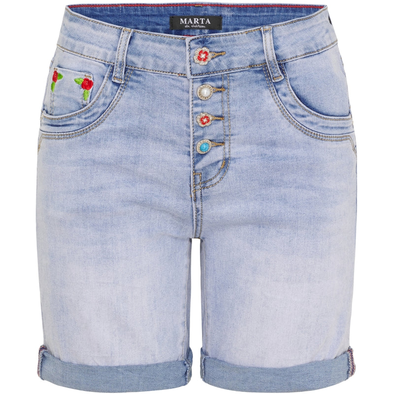 MARTA DU CHATEAU Marta du Chateau dam shorts MdcThora MDC208-26151 Shorts Denim
