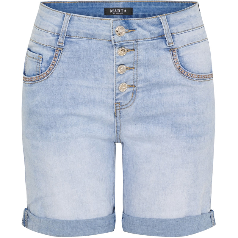 MARTA DU CHATEAU Marta du Chateau dam shorts MdcTove MDC209-26105 Shorts Denim