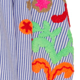 MARTA DU CHATEAU Marta du Chateau dam skjorta MdcAleta 268191Stripe Shirt Blue Denim Stripe