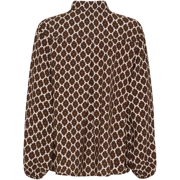 MARTA DU CHATEAU Marta du Chateau dam skjorta MdcAntares 7706 Shirt Marrone2158tpl