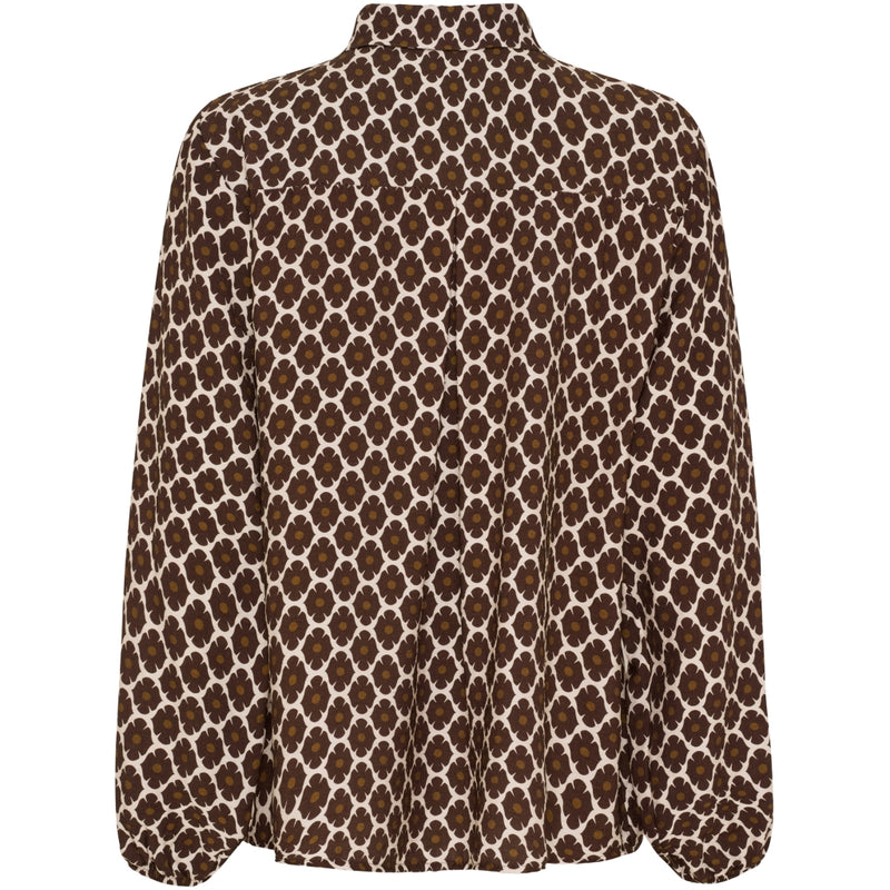 MARTA DU CHATEAU Marta du Chateau dam skjorta MdcAntares 7706 Shirt Marrone2158tpl