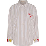 MARTA DU CHATEAU Marta du Chateau dam skjorta MdcBrith 2625/1 Shirt Beige