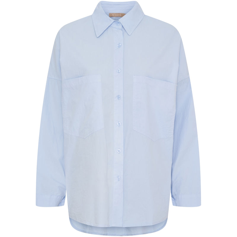 MARTA DU CHATEAU Marta du Chateau dam skjorta MdcCecile 85530 Shirt Sky5437