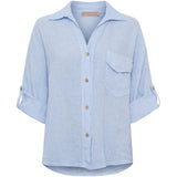 MARTA DU CHATEAU Marta du Chateau dam skjorta MdcDaira 266152 Shirt Cielo